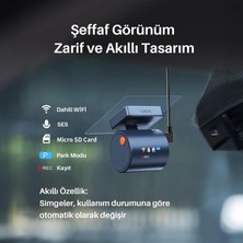 Teknocan Marketing Mini 3 Pro Gen2 2k 1296P Wdr 145° Geniş Açı Lens Araç Kamerası