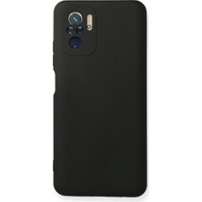 Teknocan Marketing Xiaomi Redmi Note 10 Kılıf Nano Içi Kadife Silikon - Siyah