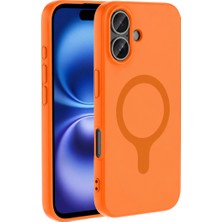 Ototechparca Joko Apple iPhone 16 Z Silikon Magsafe Kapak - Turuncu