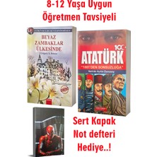 Loris Yayınları Beyaz Zambaklar Ülkesinde & Atatürk 1881 Sonsuzluğa Kitap Seti + Not Defteri Hediyeli (2 Kitap)