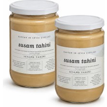 Yerli Gökova Susam Tahini Glütensiz - Vegan - Sağlıklı Yağ Kaynağı 650 g x 2 ADET