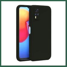Vintessy Vıntessy Vivo Y53S Uyumlu Kılıf Nano Içi Kadife Silikon - Siyah BZS01