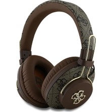 Teknocan Marketing Guess - Bluetooth Kulaklık Enc Metal 4g Logo (Kahverengi)