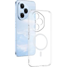 Tr Honor 400 Pro Için Kamera Korumalı Manyetik Şarj Özellikli Şeffaf Demy Sert Pc Kapak