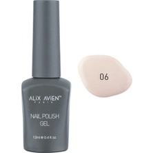 Alix Avien Uv Kalıcı Krem Jel Oje 06 - Gel Polish - 12 ml
