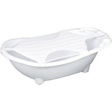 Tr Flipper Baby Shower Bebek Banyo Küveti - Lüks Küvet Filesi Hediyeli (Beyaz)