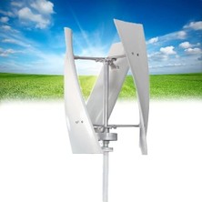 Tr 20.000W Dikey Rüzgar Türbini Jeneratör Kiti, Sessiz, Dikey Eksen, 220 V, 12 V, 24 V, 48 V, Man