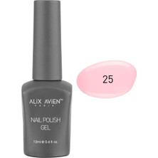 Alix Avien Uv Kalıcı Bebak Pembe Jel Oje 25 - Gel Polish - 12 ml