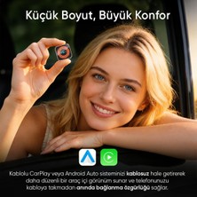 Teknocan Marketing SL-CAR02 4in1 Android ve Apple Cihazlar Airplay ve Mirrorlink Kablosuz Android Auto ve Carplay