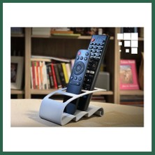 Vintessy Vıntessy 3D Baskı Tv Kumandası ve Masaüstü Organizer - Uzaktan Kumanda Düzenleyici Stand-Beyaz BZS01
