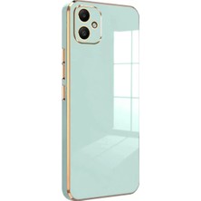 Bezos Samsung Galaxy A05 Uyumlu Kılıf Volet Silikon - Açık Yeşil