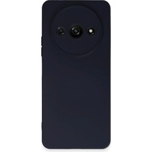 Bezos Xiaomi Redmi A3 4g Uyumlu Kılıf Nano Içi Kadife Silikon - Lacivert