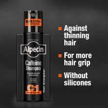 Teknocan Marketing Coffein Black Edition Kafein Şampuan C1, 250ML