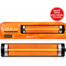 Minisan Elektrikli Isıtıcı 3000W Ufo Tipi Infrarred- 289'LI Paket