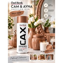 CAXCOLORS Cax Cam ve Ayna Için Özel Akrilik Sprey Boya 400 ml Yüksek Parlaklık Hızlı Kuruyan Dekoratif Boya