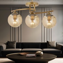 Apliqa Elite 3Lü Eskitme Bal Camlı Modern Mutfak Yatak odası Salon Avize Dekoratif İç Mekan Aydınlatma