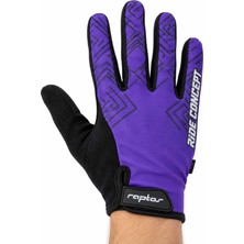 Raptor Matrıx Uzun Parmak Eldiven (Comfort-Gel) - Cyber Purple - L