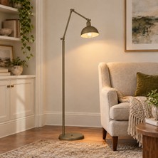 Apliqa Aksu Eskitme Modern Retro Tasarım Metal Lambader