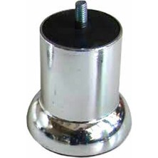 KRT Ibico Tombul Koltuk Baza Ayak 6cm 90-1010-1-01 M10 Kalın Vidalı Krom - 10'li Paket