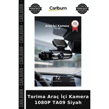 Carlburn Delux Serisi Torima Araç Içi Kamera 1080P TA09 Siyah Oto Aksesuar Taşıt Cihazı Otomotiv Ürünü