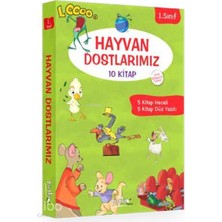 Pinokyo Yayınları Pinokyo / 1.sınıf Hayvan Dostlarımız - 10 Kitap 5 Hec.5 Düz Yazı
