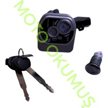 Okumus Motorcycle Spare Parts Accessories Honda Alpha Kontak Seti Scooter Kontak Anahtar Seti Motosiklet Kontak Kilidi