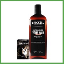 Bezos Brickell Anti-White Erkeklere Özel 3 Adet Beyaz Saç Sakal Bakım Şampuanı 237 ml + Hediye Jel Mgc