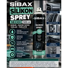 Sibax Sb 3300 Silikon Sprey Su Itici Yağlayıcı 500 ml