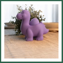 Vintessy Vıntessy 3D Baskı Dinozor Yumurtalık - Sevimli Eggosaurus Yumurta Tutucu-Mor BZS01
