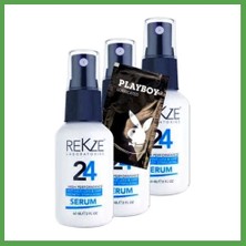 Bezos Muzicevi 3 Adet Saç Besle 60 ml Sprey REKZE24 Spray + Yanında Jel Mgc