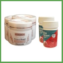 Bezos Three Brand Vücut Kremi 100 ml Arnavut Kremi3 Adet + Rus Merhemi 50 ml 2 Adet Mgc