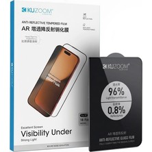 Kuzoom Ar iPhone Duo Katlanabilir Dış Ekran Uyumlu Yansıma Önleyici Temperli Ekran Koruyucu