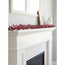 Parti Adresi Yılbaşı Dekor Süsleri Kozalaklı Berry Kokina Garland 120 cm