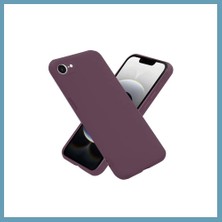 Bezos iPhone 16E Uyumlu Kılıf First Silikon - Mürdüm MBT06