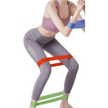 Tr 5'li Aerobik Bandı Lateks Bant Seti Pilates Yoga Lastiği Seti Çantalı, LYT5ST
