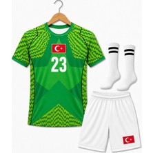 Taha spor Türkiye Uğurcan Çakır 23 Nuamara Kaleci Forması Çocuk Futbol Forması Takımı Turkuaz Yeşil Taraftar Forma Sett