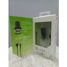 Celly 2.4 A  Lightning Turbo Charce Araç Çakmak Şarj Seti