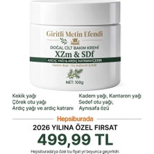 1 x 100 gr Xzm & Sdf / Doğal Cilt Bakım Kremi - Vazelin Bazlı Bitkisel Bakım / Giritli Metin Efendi