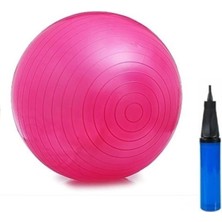 Tr Ayla Stand Pembe Pilates Topu, 65 Cm, Pompa Hediyeli