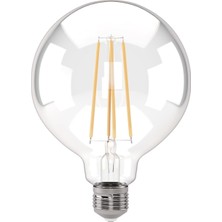 Tr Panasonic E27 Dim Edilebilir Filaman G95 Lamba 7W 806LM 2700K Clear