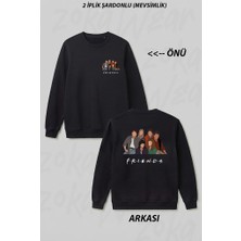 Zoka Wear Friends Dizi Tisort Zokaw Ön Arka Baskılı Bisiklet Yaka Sweatshirt