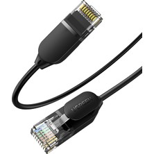 UGREEN CAT6A Slim 10Gbps Ethernet Kablosu 1.5 Metre, Siyah, 70333