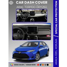 E-BİZ Toyota Corolla (2019+) Torpido Örtüsü E210 Kasa Hayalet Ekransız Analog Göstergeli Torpido Koruma