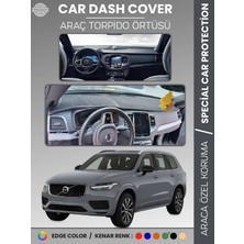 E-BİZ Volvo XC90 Torpido Örtüsü (2015-2024) Torpido Örtüsü Panel Halısı Torpido Koruma Tam Uyum Uv Koruma