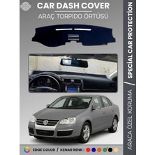 E-BİZ Volkswagen Jetta (2007-2011) Torpido Örtüsü Ön Göğüs Koruma Tam Uyum Çatlamayı Önler