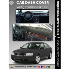 E-BİZ Audı A6 (1997-2004) Torpido Örtüsü Ön Göğüs Koruma Torpido Koruma Araca Özel Kaymaz Kolay Montaj