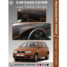 E-BİZ Skoda Fabia (1999-2006) Torpido Örtüsü Ön Göğüs Halı Torpido Koruma Birebir Uyum Kaymaz Uv Koruma