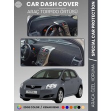 E-BİZ Toyota Auris (2006-2012) Torpido Örtüsü Ön Göğüs Halı Torpido Koruma Tam Uyum Uv Koruma Kolay Montaj