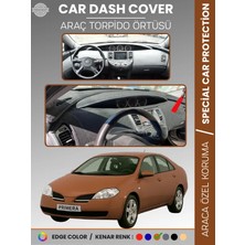 E-BİZ Nissan Primera P12 (2001-2004) Torpido Örtüsü Premium Kalite Torpido Koruma Araca Özel Uv Koruma