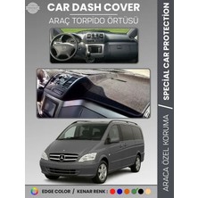 E-BİZ Mercedes Vıto / Vıano W639 (2003-2014) Torpido Örtüsü Premium Torpido Koruma Özel Kesim Kaymaz